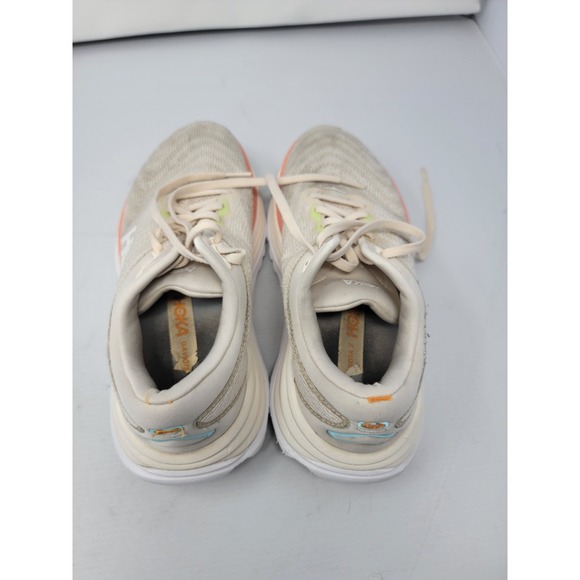 Hoka One One Womens Gaviota 5 1134235 VLG Beige Running Shoes Sneakers Sz 6.5 B - Picture 4 of 10